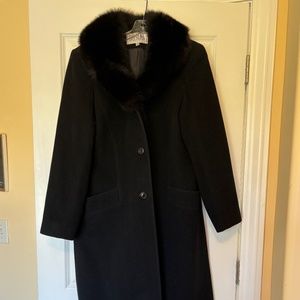 Bill Blass cashmere coat
